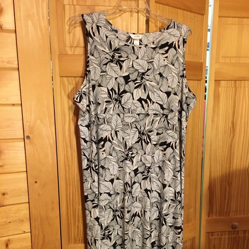 Mid-length floral print dress